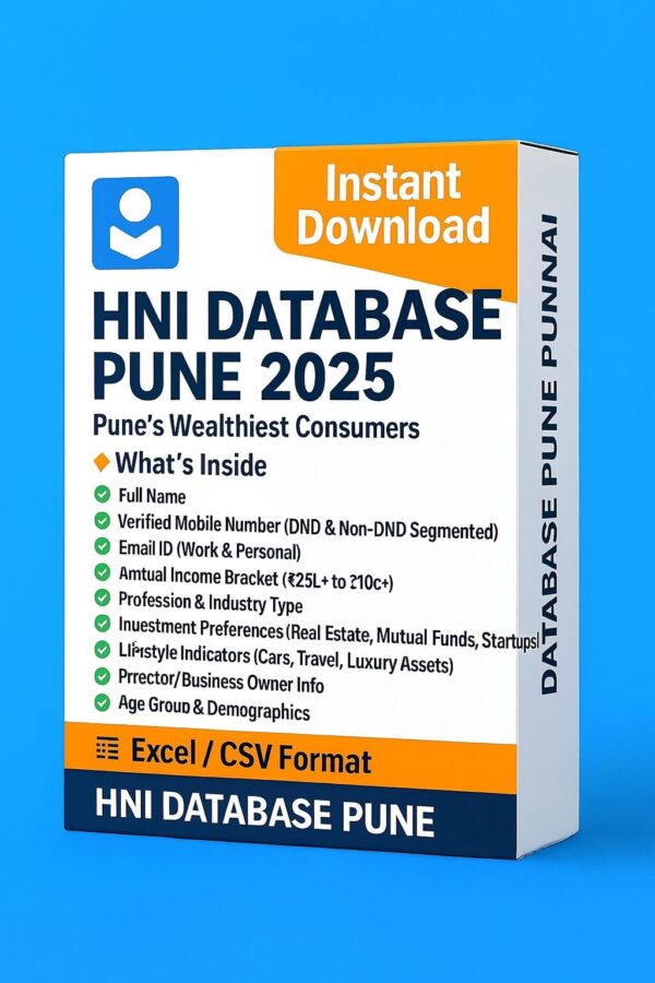 HNI Database Pune – Pune’s Top 1% Elite Buyers, Investors & Influencers
