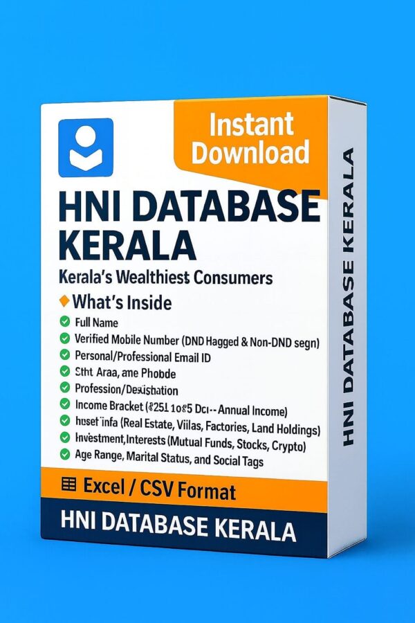 HNI Database Kerala 2025 – Kerala’s Richest with Verified Data
