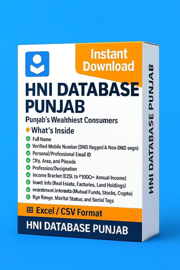 HNI Database Punjab 2025 – Wealthiest Individuals in Punjab