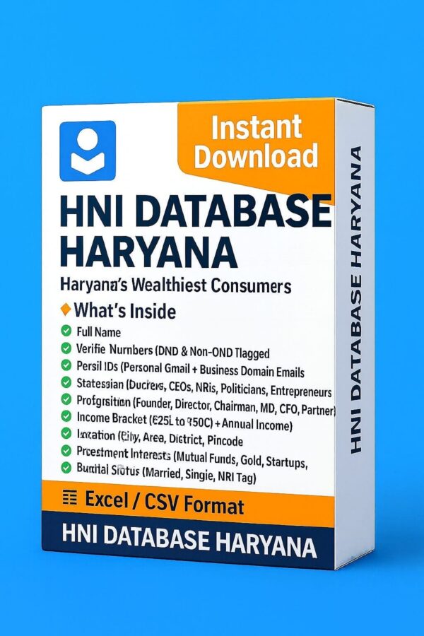 HNI Database Haryana 2025 – Haryana’s Wealthiest Individuals
