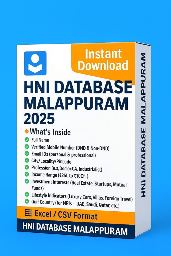 HNI Database Malappuram – Target Verified High Net-Worth Individuals in Malappuram